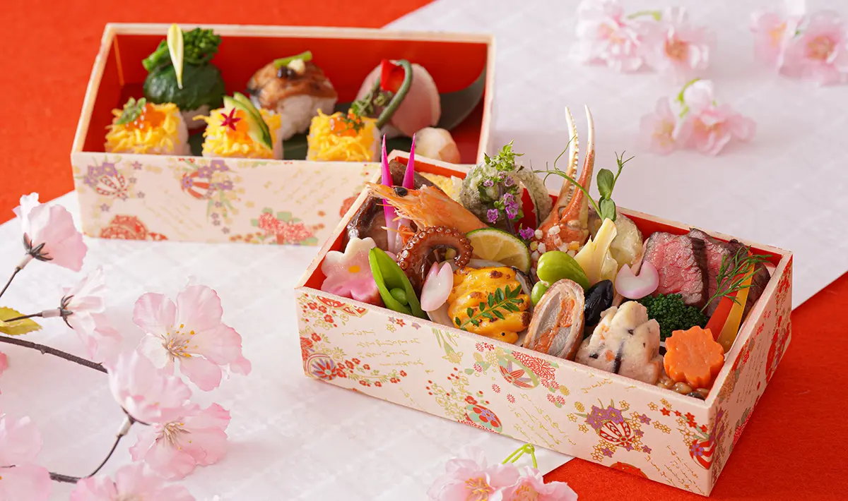 ひな祭り「桃の花弁当」